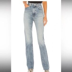 Agolde Women's High Rise Jeans in Light Denim
